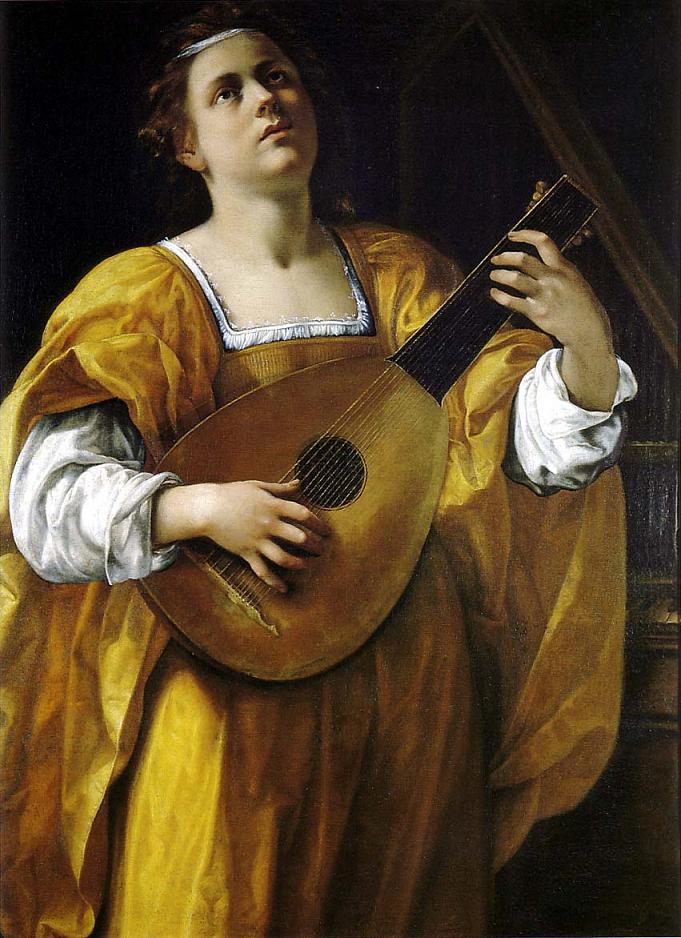 Santa Cecilia -  Artemisia Gentileschi 